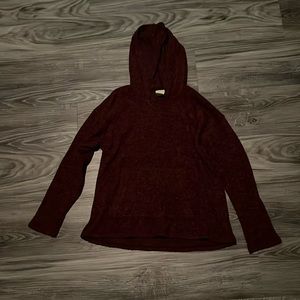 Love on Tap Maroon Sweater Hoodie